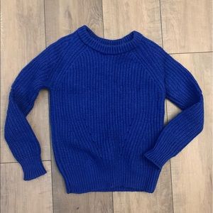 Sandro wool sweater in royal blue